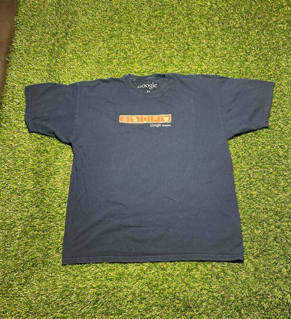 Vintage Google Analytics Tee Icon Graphic
